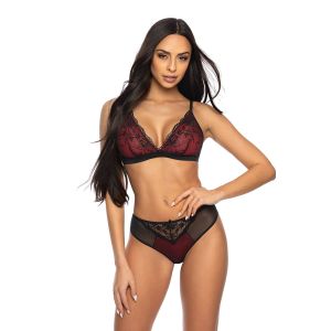 Бюстгальтер M-3530-0 Percy Czarno-Czerwony