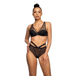 Трусы-стринг S-3714-4 Dotssy Czarny