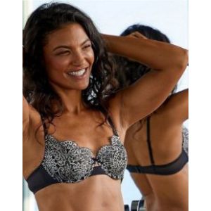 Бюстгальтер Wonderbra (Великобритания) W0AQ8 черный/слоновая кость