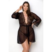 Amberly peignoir Black