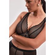 Бюстгальтер Chita M Plus Bralette Czarny